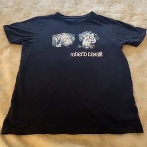 Roberto Cavalli black tee